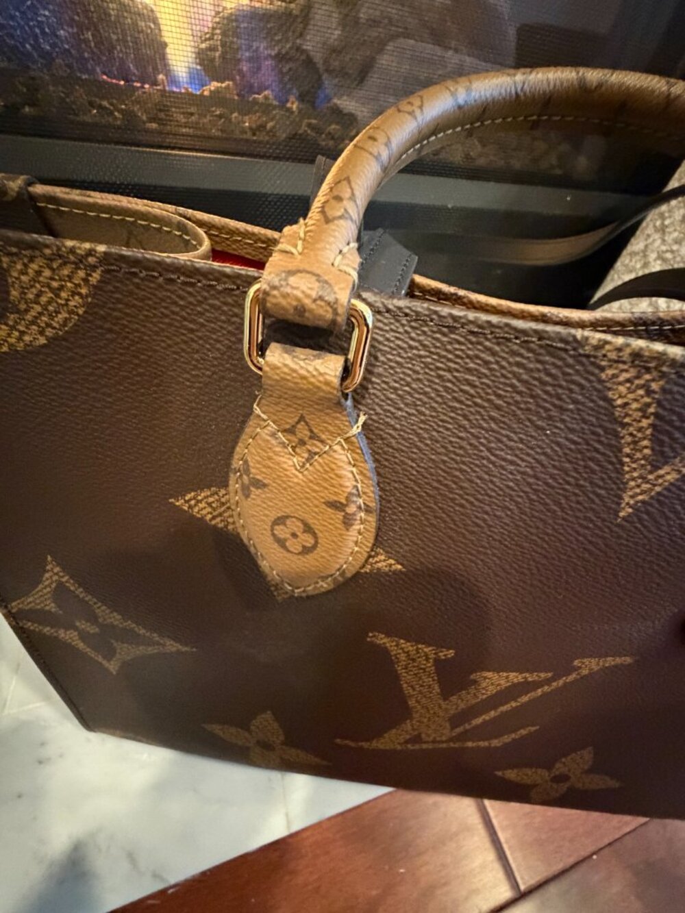 Louis Vuitton OnTheGo PM Reverse Monogram Tote – Brown | Statement Piece - Picture 5 of 15
